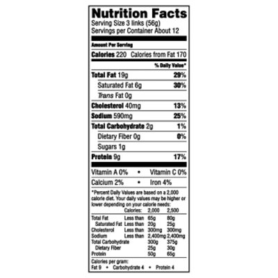 Jimmy Dean Heat N Serve Original Pork Sausage Links 36 Count - 23.4 Oz - Image 4