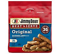 Jimmy Dean Heat N Serve Original Pork Sausage Links 36 Count - 23.4 Oz
