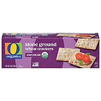 O Organics Crackers Organic Stone Ground Wheat - 10 Oz - Image 1