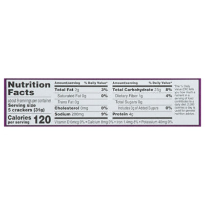 O Organics Crackers Organic Stone Ground Wheat - 10 Oz - Image 3
