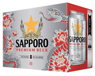 Sapporo In Cans - 12-12 Fl. Oz. - Image 2