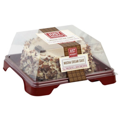 Just Desserts Cake 6 Inch Mocha Cream - Each