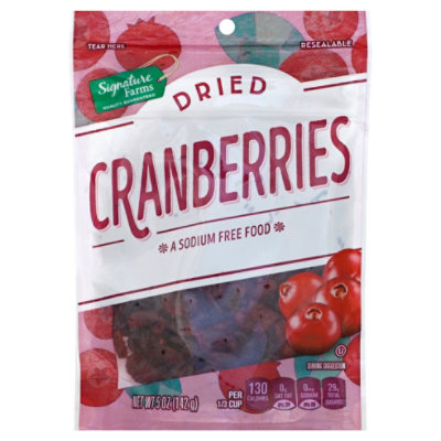 Signature Select Farms Cranberries Dried 5 Oz Albertsons   960242336 ECOM