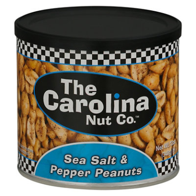 The Carolina Nut Co. Peanuts Sea Salt & Pepper 12 Oz Tom Thumb
