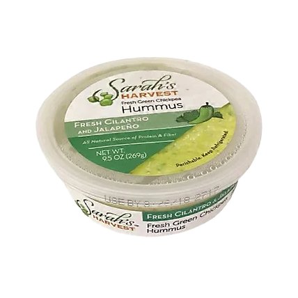 Sarahs Harvest Hummus - Fresh Cilantro And Jalapeno - 9.5 Oz - Image 1