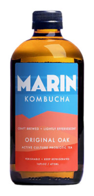 Marin Kombucha Original Oak - 16 Fl. Oz. - Image 1