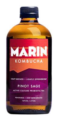 Marin Kombucha Pinot Sage - 16 Fl. Oz. - Image 1