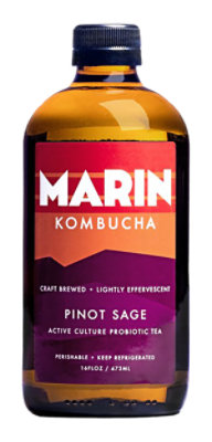 Marin Kombucha Pinot Sage - 16 Fl. Oz.