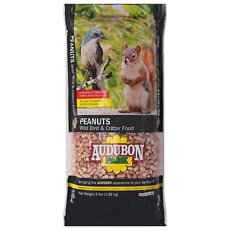 Audubon Park Wild Bird & Critter Food Peanuts Bag - 3 Lb