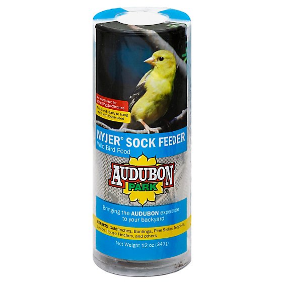 Audubon Park Wild Bird Food Nyjer Sock Feeder - 12 Oz
