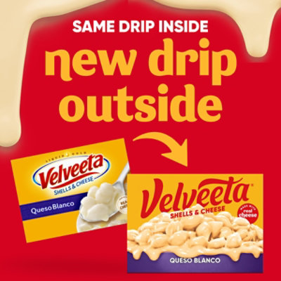 Velveeta Shells & Cheese Queso Blanco Shell Pasta & Cheese Sauce Box - 12 Oz - Image 3
