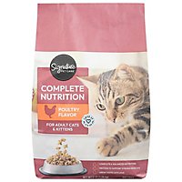 Signature Pet Care Cat Food Complete Nutrition Bag - 3 Lb - Image 1