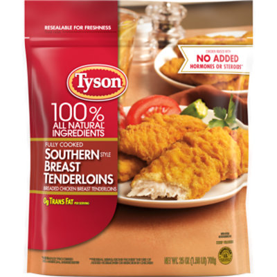 Tyson Fully Cooked Southern Style Frozen Chicken Breast Tenderloins - 25 Oz - Image 3