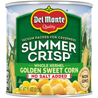 Del Monte Summer Crisp Corn Whole Kernel No Salt Added - 11 Oz - Image 1