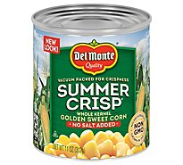Del Monte Summer Crisp Corn Whole Kernel No Salt Added - 11 Oz