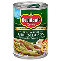 Del Monte Green Beans French Style with Onion Red Pepper & Garlic - 14.5 Oz - Image 3