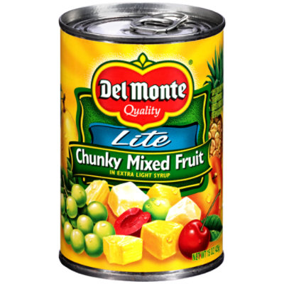 Del Monte Mixed Fruit Chunky Lite - 15 Oz