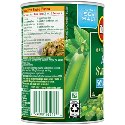 Del Monte Fresh Cut Peas Sweet Low Sodium - 15 Oz - Image 2