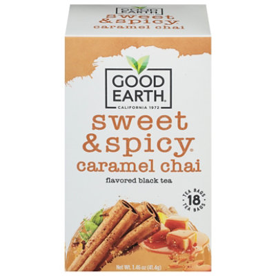 Good Earth Teas Sweet & Spicy Chai Tea Wild Chaild 18 Count - 1.46 Oz - Image 2