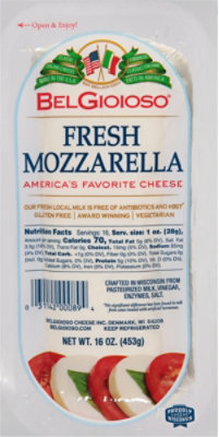 BelGioioso Fresh Mozzarella Cheese Log - 16 Oz - Image 2