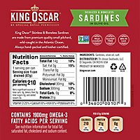 King Oscar Sardines Skinless & Boneless in Olive Oil - 4.4 Oz - Image 5