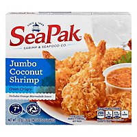 SeaPak Shrimp & Seafood Co. Shrimp Coconut Jumbo Oven Crispy - 10 Oz - Image 3