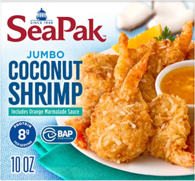 SeaPak Shrimp & Seafood Co. Shrimp Coconut Jumbo Oven Crispy - 10 Oz - Image 3