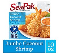 SeaPak Shrimp & Seafood Co. Shrimp Coconut Jumbo Oven Crispy - 10 Oz