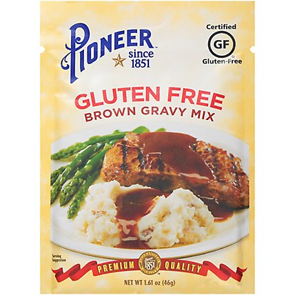 Pioneer Brand Gravy Mix Gluten Free Brown - 1.61 Oz - Image 1