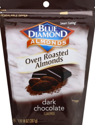 Blue Diamond Almonds Oven Roasted Dark Chocolate - 14 Oz - Image 2