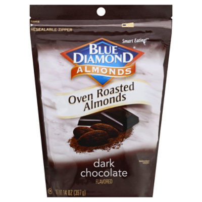 Blue Diamond Almonds Oven Roasted Dark Chocolate - 14 Oz - Image 1