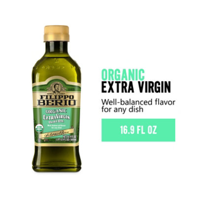 Filippo Berio Organic Olive Oil Extra Virgin - 16.9 Fl. Oz. - Image 1