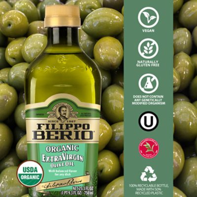 Filippo Berio Organic Olive Oil Extra Virgin - 16.9 Fl. Oz. - Image 7