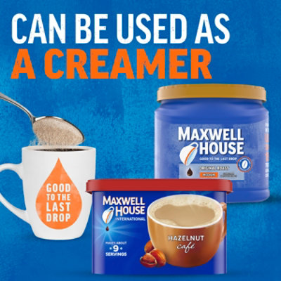 Maxwell House International Hazelnut Café-Style Instant Coffee Beverage Mix - 9 Oz - Image 4