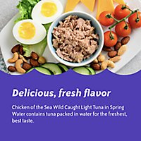 Chicken of the Sea Light Tuna in Water Wild Caught Chunk Style Pouch - 5 Oz - Image 3