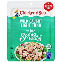 Chicken of the Sea Light Tuna in Water Wild Caught Chunk Style Pouch - 5 Oz - Image 2