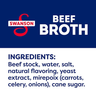 Swanson 100% Natural Beef Broth - 48 Oz - Image 4