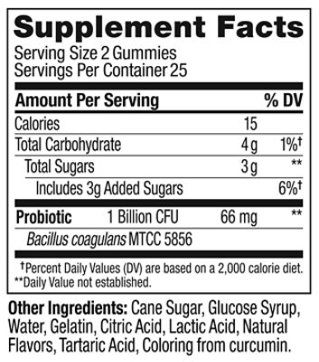 OLLY Probiotic Gummies Tropical Mango - 50 Count - Image 3