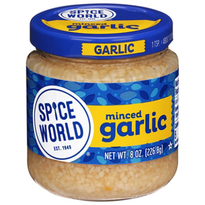 Spice World Garlic Minced - 8 Oz - Image 3