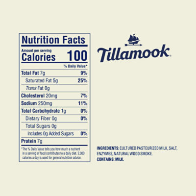 Tillamook Farmstyle Thick Cut Smoked Black Pepper Cheese Slices 7 Count - 7 Oz - Image 6