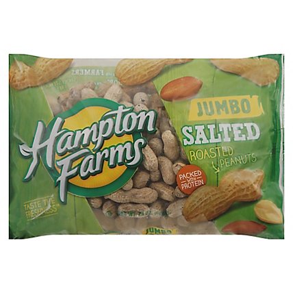Hampton Farms Peanuts Salted Roasted Jumbo - 24 Oz - Image 3
