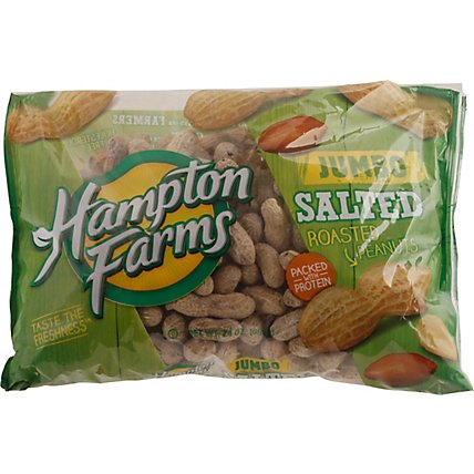 Hampton Farms Peanuts Salted Roasted Jumbo - 24 Oz - Image 2