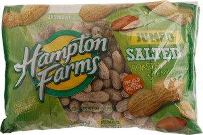 Hampton Farms Peanuts Salted Roasted Jumbo - 24 Oz - Image 2