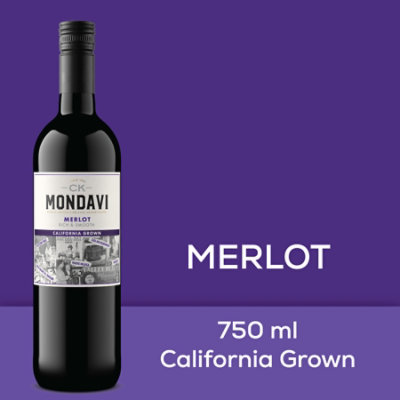 CK Mondavi Wine Merlot California - 750 Ml - Image 1
