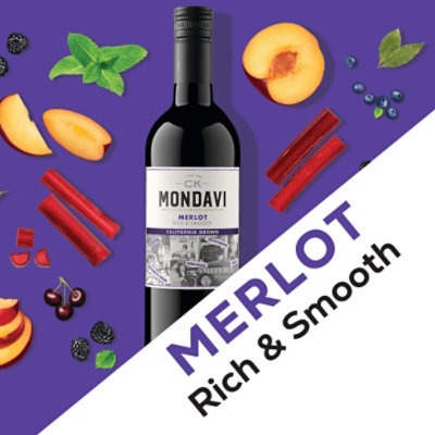 CK Mondavi Wine Merlot California - 750 Ml - Image 5