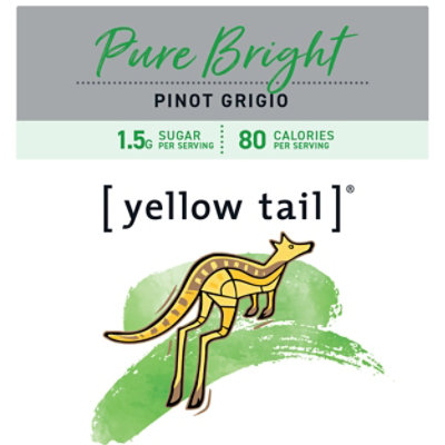 Yellow Tail Pure Bright Pinot Grigio - 1.5 Liter - Image 2