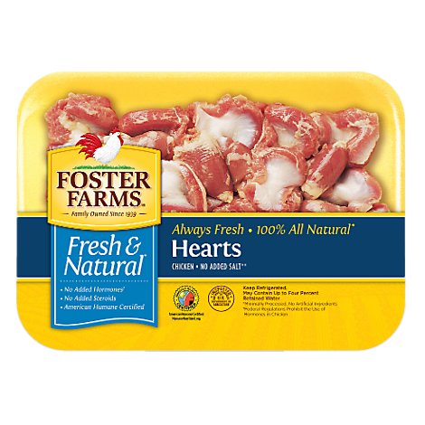 Foster Farms Chicken Hearts Fresh - 0.50 LB