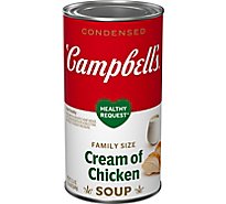 Campbells Healthy Request Soup Condensed Cream of Chicken Family Size - 22.6 Oz