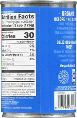 O Organics Tomatoes Diced Petite In Tomato Juice No Salt Added - 14.5 Oz - Image 5