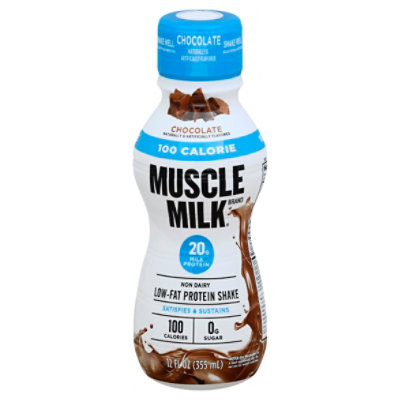 MUSCLE MILK Protein Shake Low-Fat Chocolate - 12 Fl. Oz. - Image 1